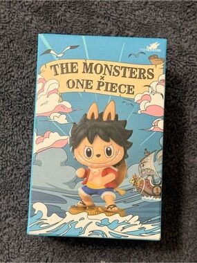 The Monsters x One Piece Luffy Figure - Blue Box